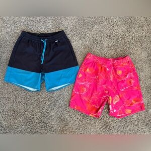 The North Face Men's Athletic Shorts and Patagonia color block shorts Size S
